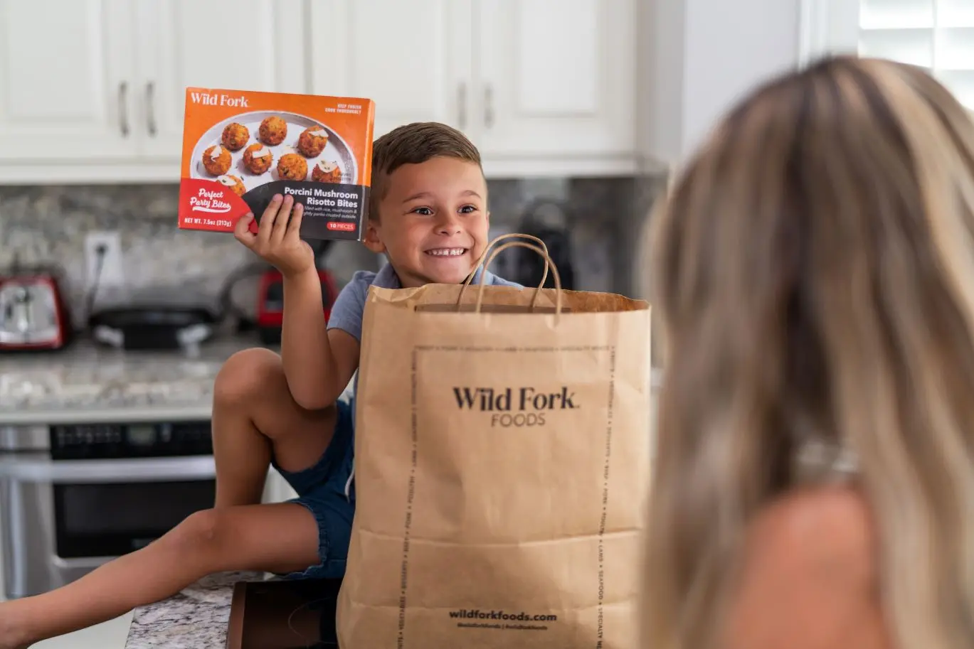 Kid with bag