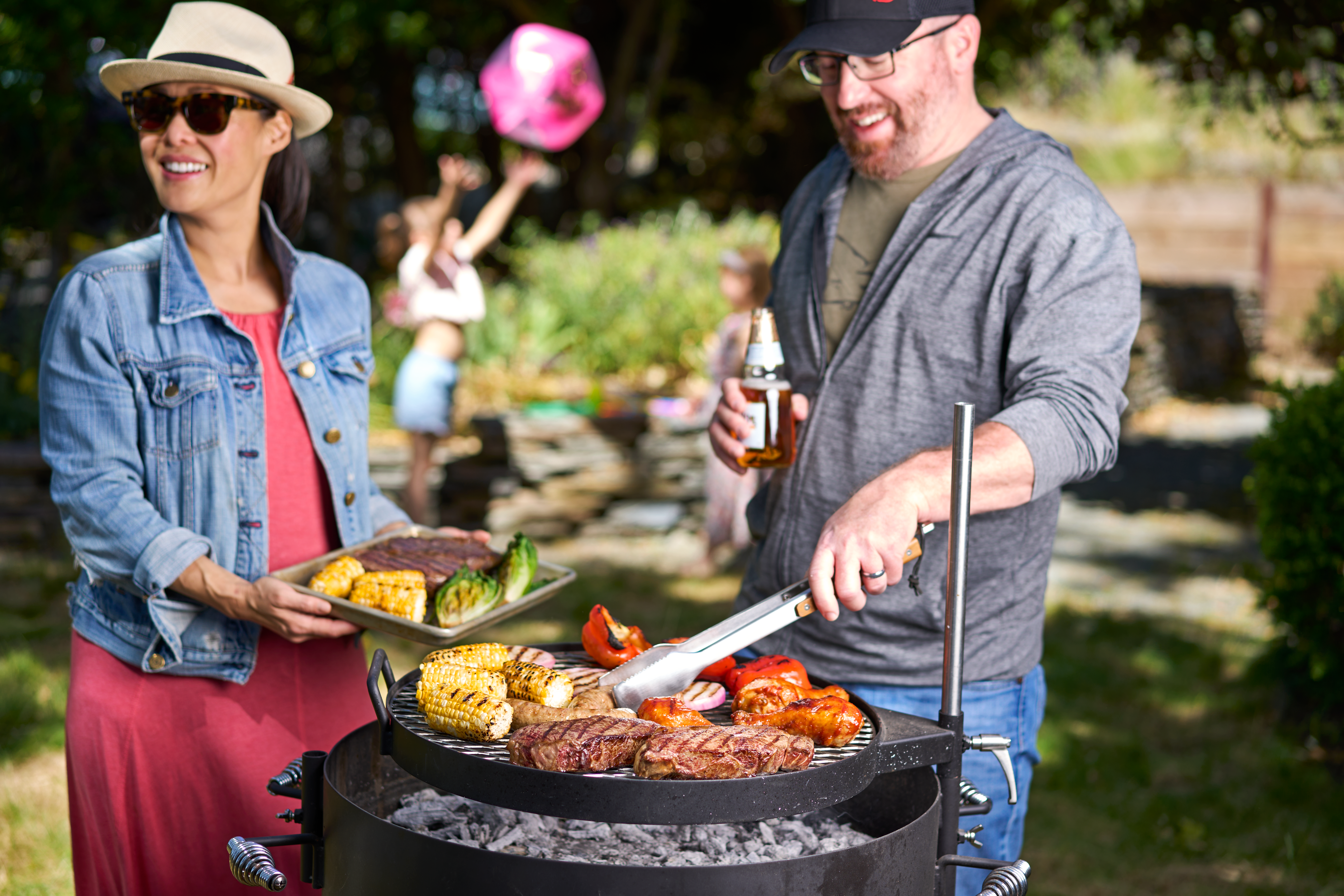 Summer Vacation Grilling Family Kids 7008 px / 4672 px